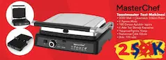 MASTERCHEF TOASTMASTER TOST MAKİNESİ MASTERCHEF TOASTMASTER TOST MAKİNESİ